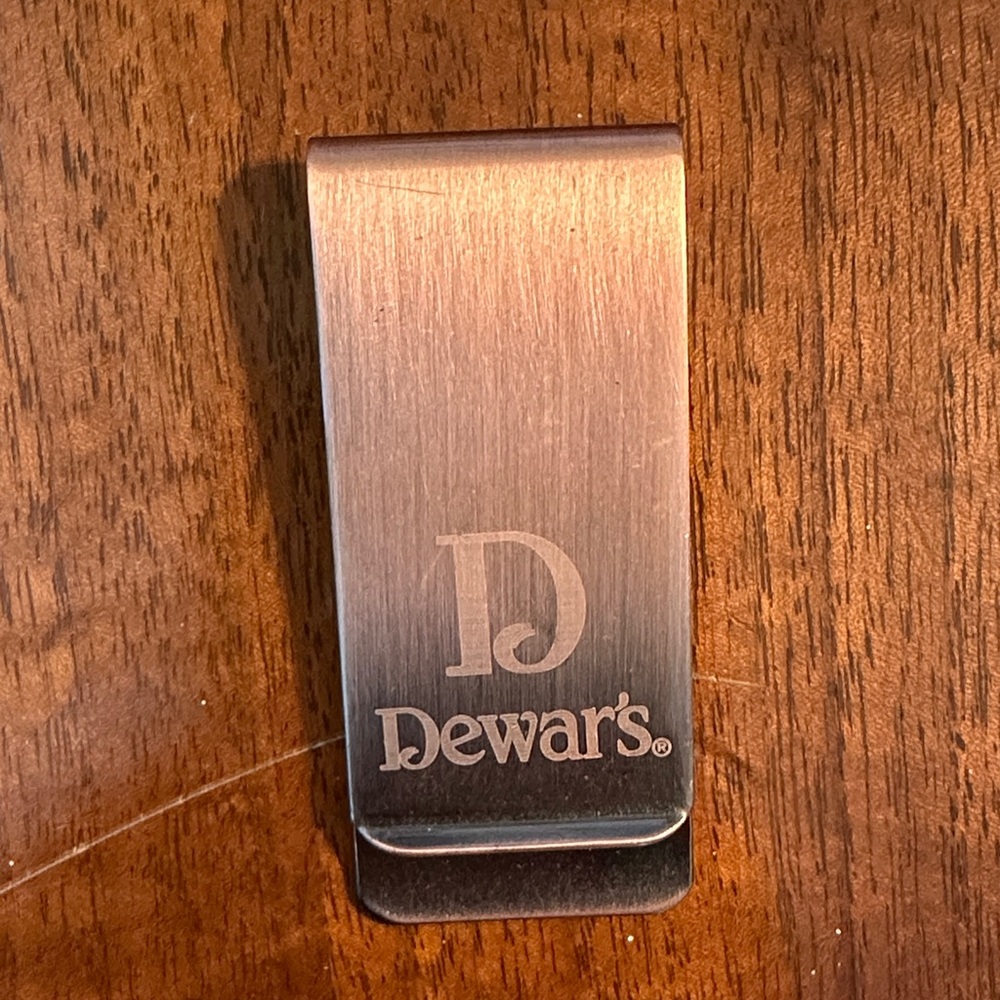 Dewar's Copper Colored Metal Money‎ Clip